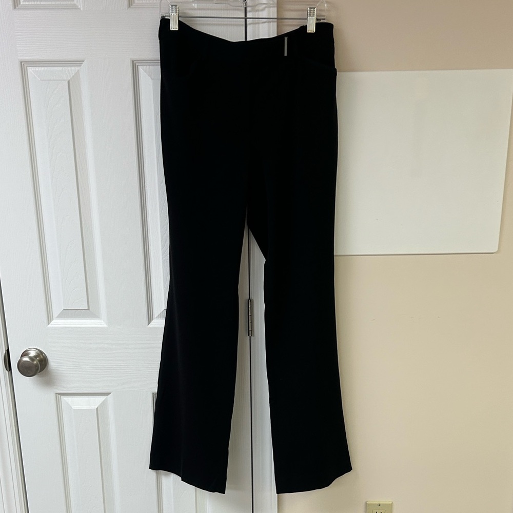 White House Black Market The Boot Black Dress Pants Curvy Trousers Workwear